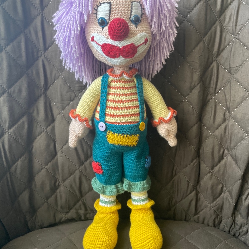 Handmade cotton yarn baby doll